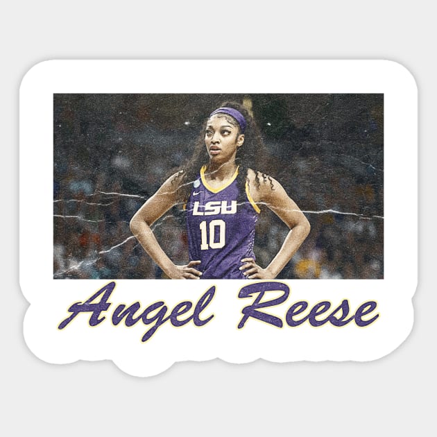 angel reese Sticker by Habli